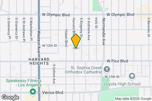 Map Image of the Property - 1212 - 1218 S Harvard Blvd