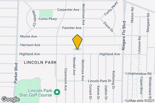 Imagen del Mapa de la Propiedad - Lincoln Park Duplexes