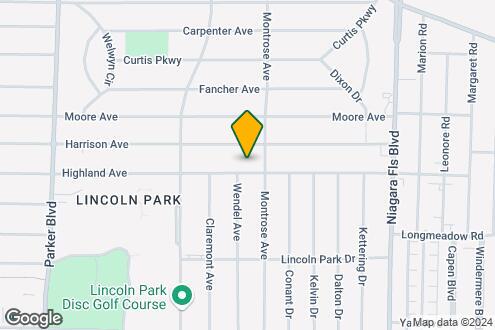 Map Image of the Property - Lincoln Park Duplexes