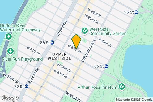 Imagen del Mapa de la Propiedad - 134 W 87th St