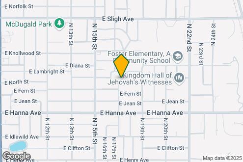 Map Image of the Property - 1712 E Lambright St N