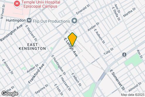 Map Image of the Property - 2125 E Lehigh Ave