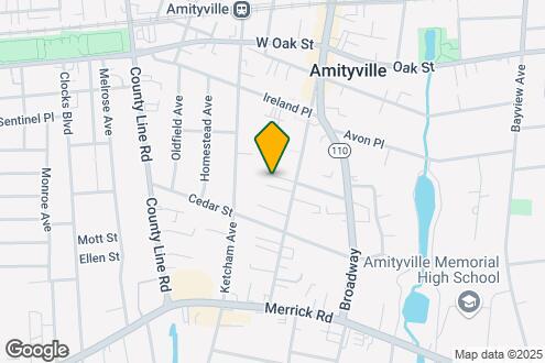 Imagen del Mapa de la Propiedad - Fairfield Townhouses At Amityville Village