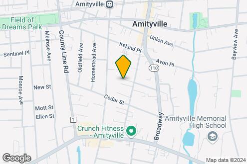 Map Image of the Property - Fairfield Townhouses At Amityville Village