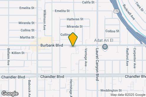 Map Image of the Property - Burbank Village Apartments