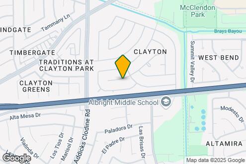 Map Image of the Property - 15215 Cedar Ridge Dr