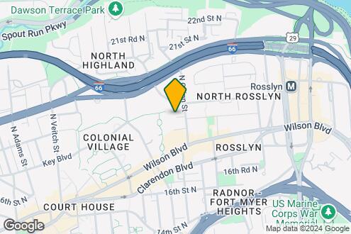 Map Image of the Property - Rosslyn Heights