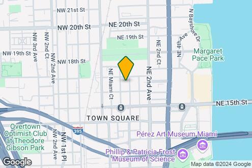 Map Image of the Property - 1600 NE 1st Ave