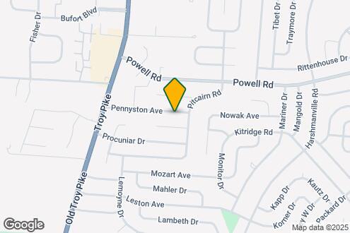 Map Image of the Property - 4560 Pennyston Ave