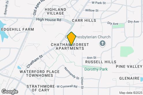 Imagen del Mapa de la Propiedad - Chatham Forest Apartments