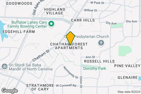 Map Image of the Property - Chatham Forest Apartments