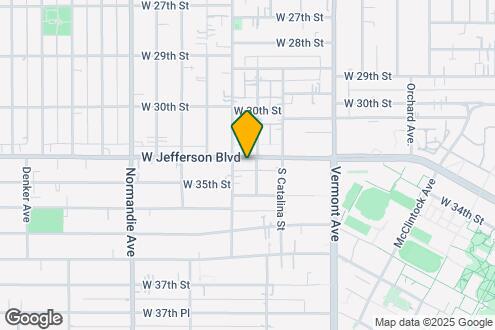 Imagen del Mapa de la Propiedad - Jefferson Flats Student Living in Los Angeles