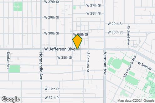 Map Image of the Property - Jefferson Flats Student Living in Los Angeles