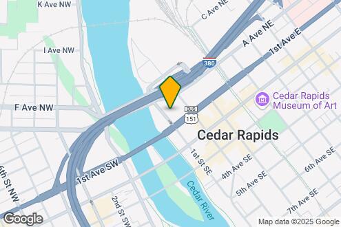 Imagen del Mapa de la Propiedad - Cedar River Tower Apartments