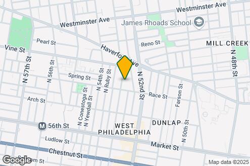 Map Image of the Property - 215 N 53rd St