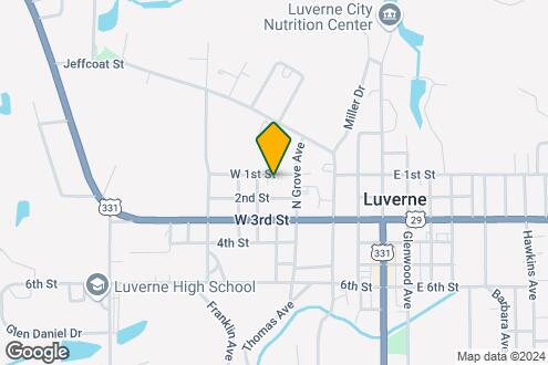 Map Image of the Property - Luverne Villas