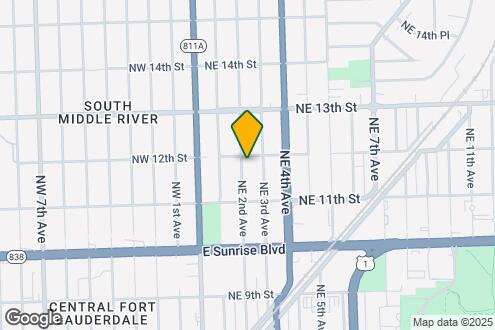 Map Image of the Property - 1138 NE 2nd Ave