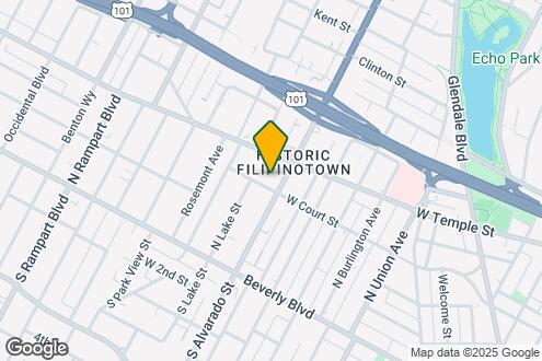 Map Image of the Property - 301 N Alvarado St