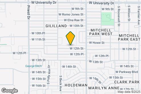 Map Image of the Property - 1106 W 12th St