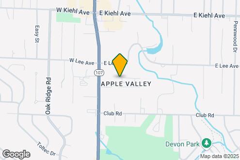 Imagen del Mapa de la Propiedad - Apple Valley Townhomes