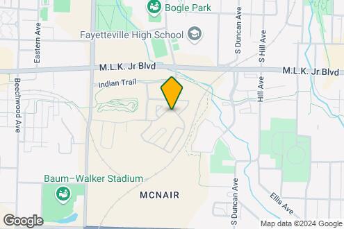 Map Image of the Property - The Vue on Stadium Drive Fayetteville