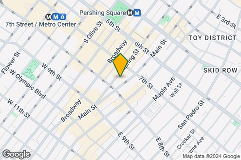 Map Image of the Property - Sentral DTLA at 732 S. Spring