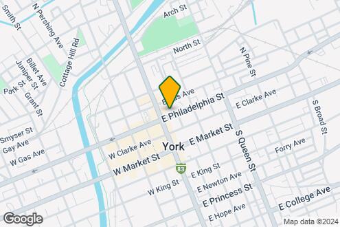 Map Image of the Property - 25 E Philadelphia Street