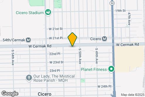 Map Image of the Property - 5017 W Cermak Rd