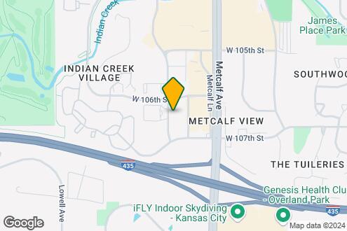 Map Image of the Property - Furnished Studio - Overland Park