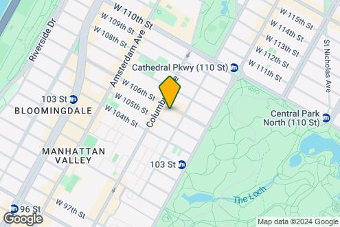 Map Image of the Property - 62 W 106th St