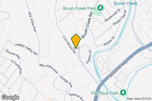 Map Image of the Property - 604 Los Olivos Rd