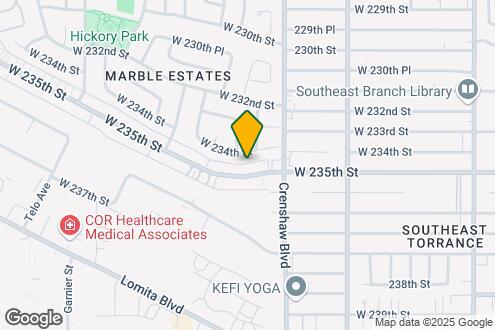 Map Image of the Property - CitiZen South Bay on West 235th St.