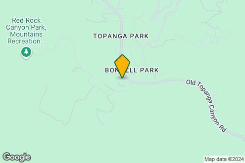 Map Image of the Property - 1281 Old Topanga Canyon Rd