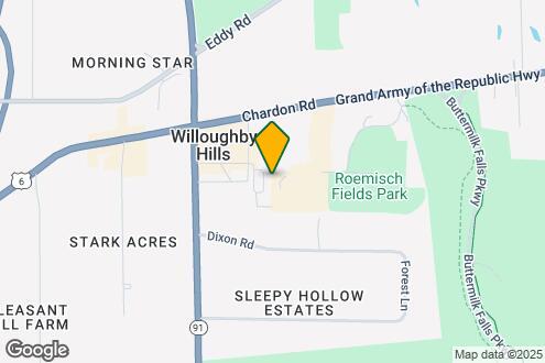 Map Image of the Property - Willoughby Hills Senior Apartments