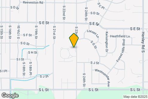 Map Image of the Property - 642 S 23rd St