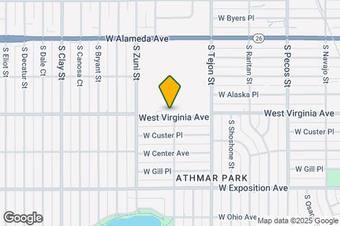 Map Image of the Property - Powderhorn Apartments