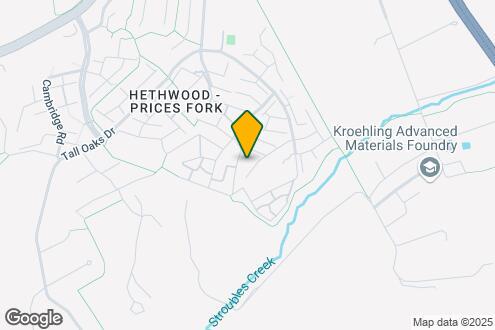 Map Image of the Property - Foxridge and Hethwood Apartments