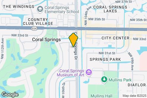 Map Image of the Property - 3162 Coral Springs Dr