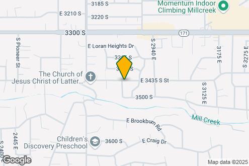 Map Image of the Property - 3445 S Millcreek Canyon Rd