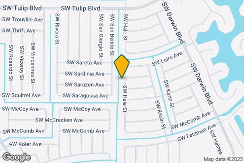 Map Image of the Property - 3640 SW Hale St