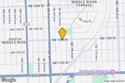 Map Image of the Property - 1244 NE 5th Ter