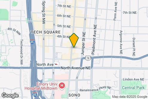 Map Image of the Property - 693 Peachtree St NE