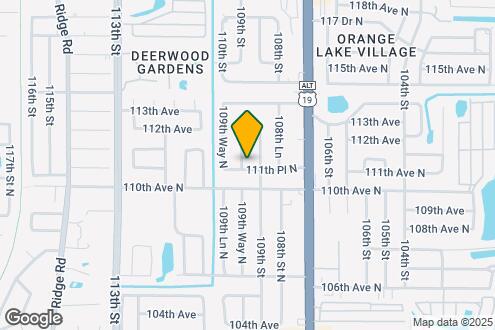 Map Image of the Property - 10887 111th Pl N