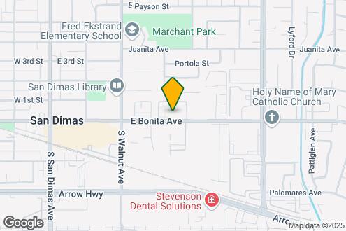 Map Image of the Property - eaves San Dimas