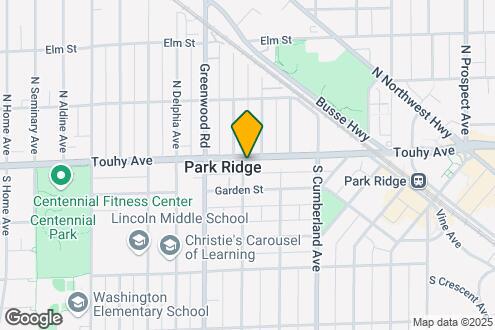 Map Image of the Property - 1027 W Touhy Ave