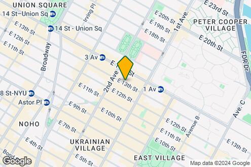 Map Image of the Property - 346 E 13th St