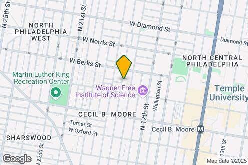 Map Image of the Property - 1817 N Gratz St