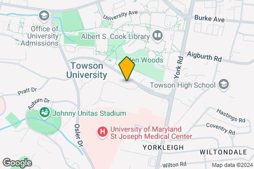 Map Image of the Property - Towson Place Apartments, Student Off Campus