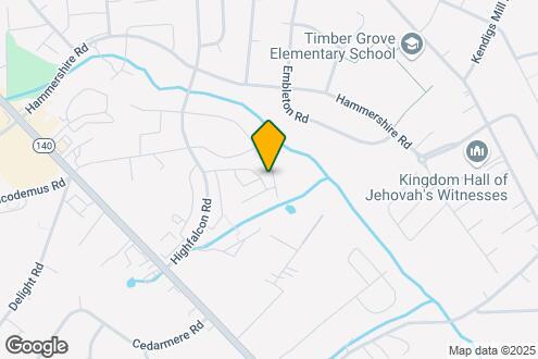 Map Image of the Property - The Summit at Owings Mills Apartments