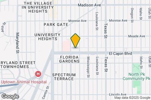 Map Image of the Property - BLVD North Park Apartments